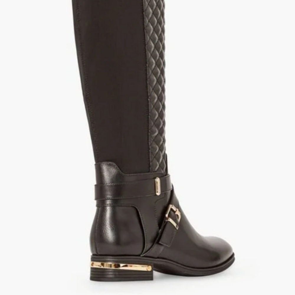 Annabeth Quilted Flat Boot size 7 - Picture 3 of 4